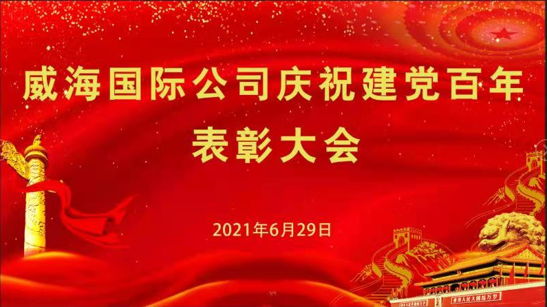 公司隆重舉行慶祝建黨百年表彰大會暨黨史學習專題講座